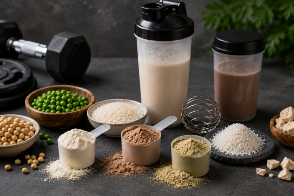 Leucine et acides aminés essentiels : whey ou protéines vegan ??